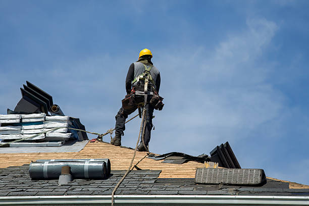 Professional Roofing technician working in Wood Lake, MN